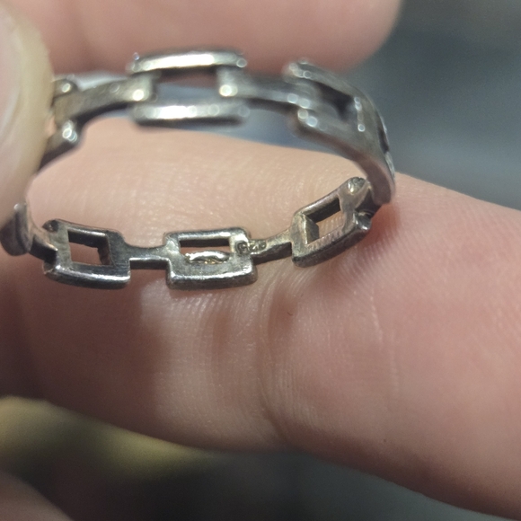 Vintage Sterling Silver Ring Sz 6.5 - Picture 6 of 6